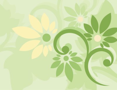 Зеленый орнамент