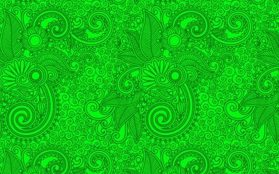 Зеленый узор