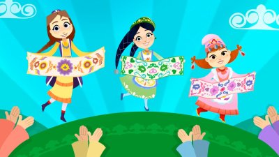 Сабантуй иллюстрации для детей