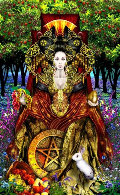 Queen of Pentacles Таро