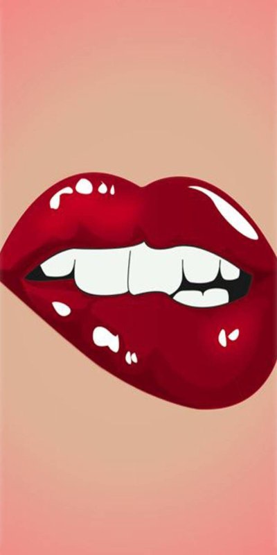 Губы мультяшные