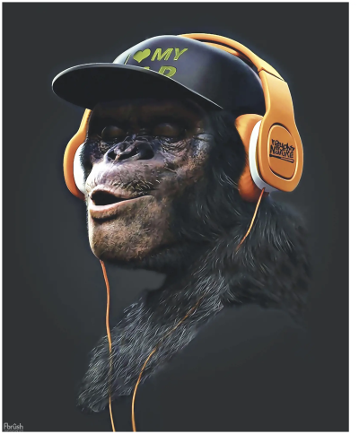 Обезьяна в очках