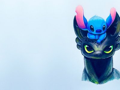 Беззубик и Стич