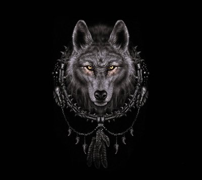 Морда волка фэнтези