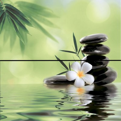 Керамическая плитка Ливадия Березакерамика салатный