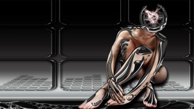 Девушка киборг