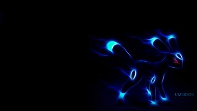 Покемон умбреон неоновый