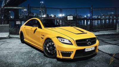 Mercedes AMG c63 золотой