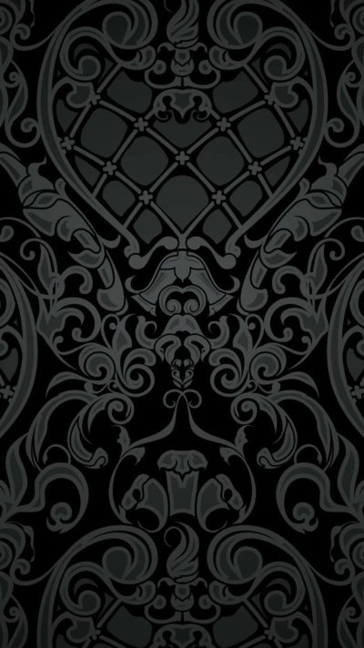 Черный фон с узорами