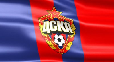 Флаг футбольного клуба ЦСКА