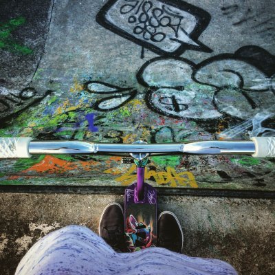 Самокат трюковый Graffiti