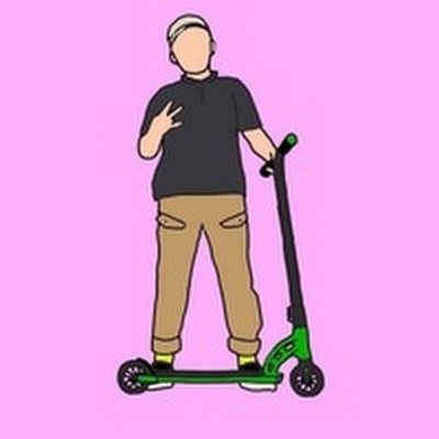 Арты с самокатом