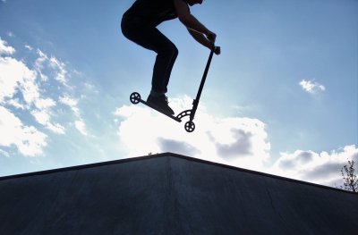 Трюковой самокат трюки