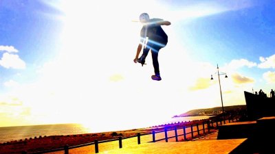 Трюковой самокат трюки