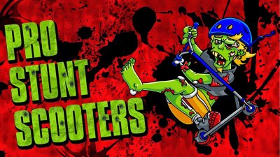 Обои с самокатом