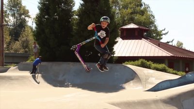 Трюки на самокате