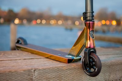 Трюковой самокат бэкфлип