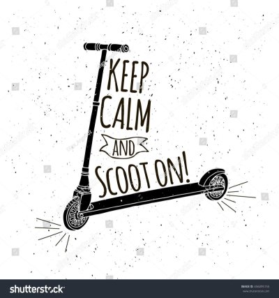 Обои самокат