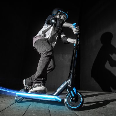 Трюковой самокат Pro неон