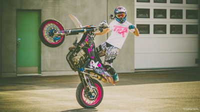 КТМ супермото стант