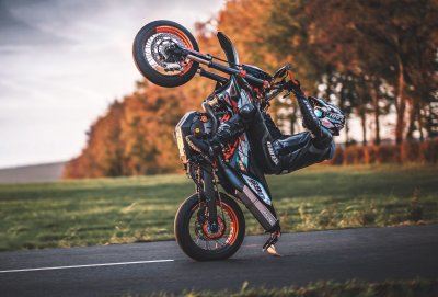 КТМ супермото стант