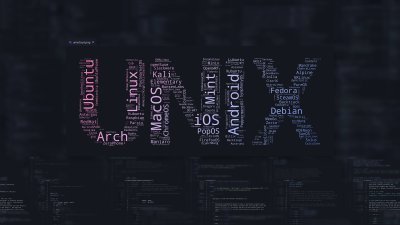 Код программирования Unix