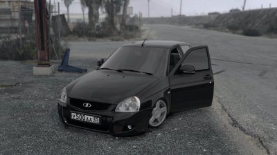 Чёрная Приора 4к