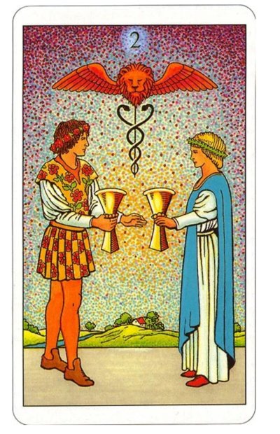 2 Чаш Таро Уэйта