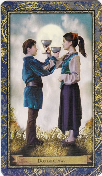 Карта Таро 2 кубков