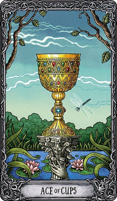 Карты Таро Уэйта туз кубков