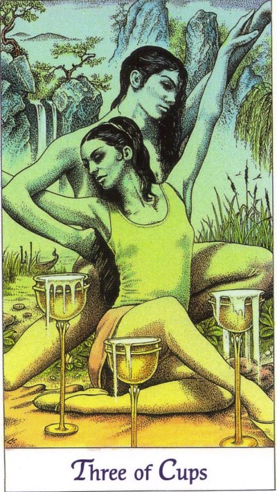 Аркан Таро двойка кубков