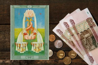 2 Чаш Таро Тота