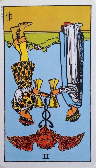 2 Чаш Таро Уэйта