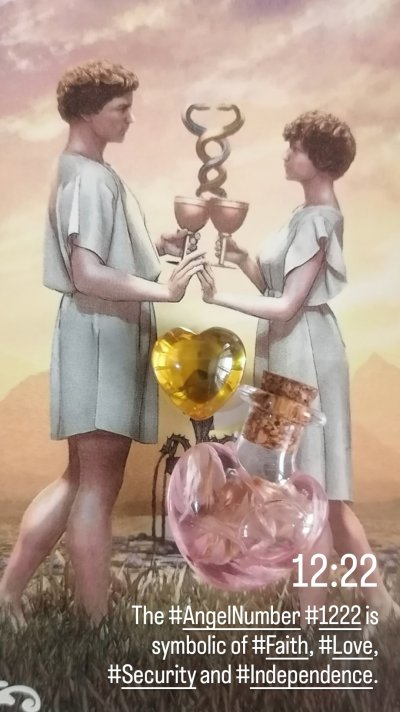 2 Кубков Таро Уэйта