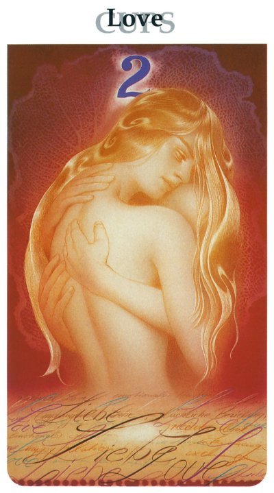 Карта Таро двойка кубков