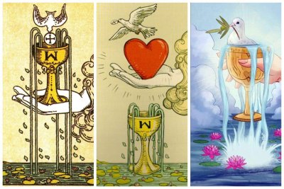 Туз кубков Таро Уэйта