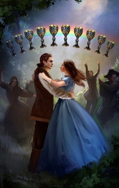 10 Кубков Таро Уэйта