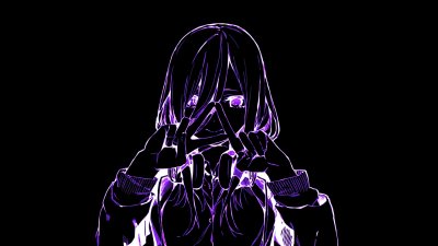 Аниме черное