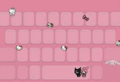 Клавиатура с Хеллоу Китти на телефон
