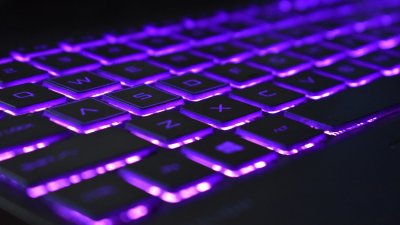 Неоновая клавиатура