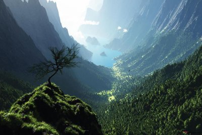 Красивый вид