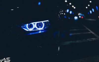 БМВ е60 в темноте