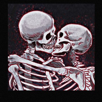 Два влюбленных скелета