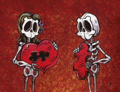 David Lozeau арт скелет