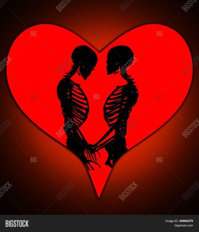 Сердечко из СКЕЛЕТИКОВ