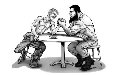 Армрестлинг комикс