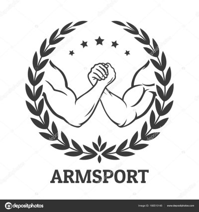 Армрестлинг рисунок