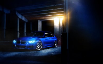 BMW m3 в темноте