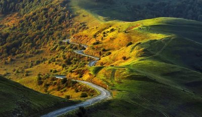 Горный серпантин Дагестан