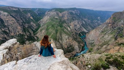 Сулакский каньон в Дагестане смотровая площадка